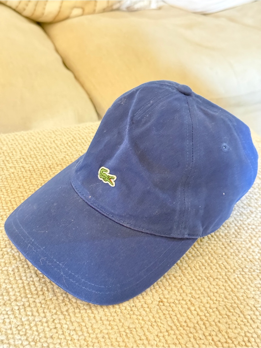 Rare vintage 90s Lacoste Navy Cotton Baseball Cap
Structured dad hat
